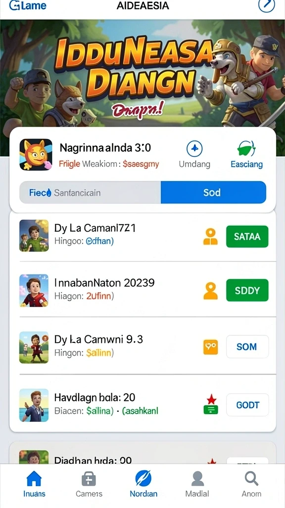 99luck99 - Tampilan antarmuka yang menarik dan modern.