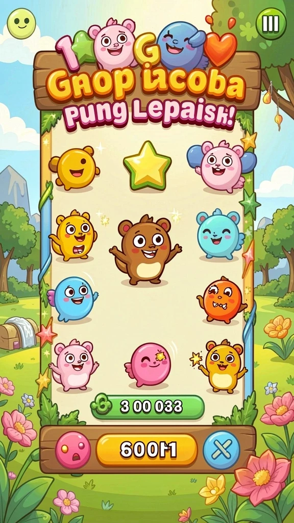 ollo4d - Screenshot menggambarkan momen mendebarkan saat menyelesaikan tantangan.